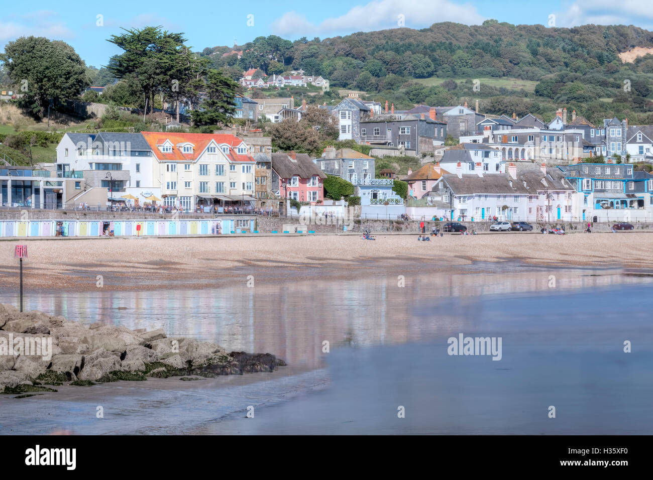 Lyme Regis, sur la côte jurassique, Dorset, England, UK Banque D'Images