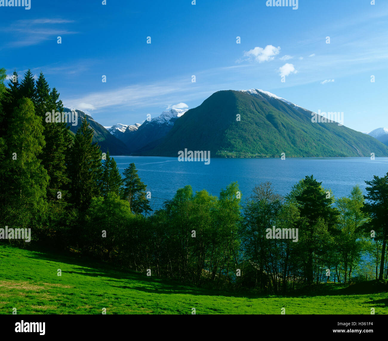 Sognefjord, Sogn og Fjordane, Norvège Banque D'Images