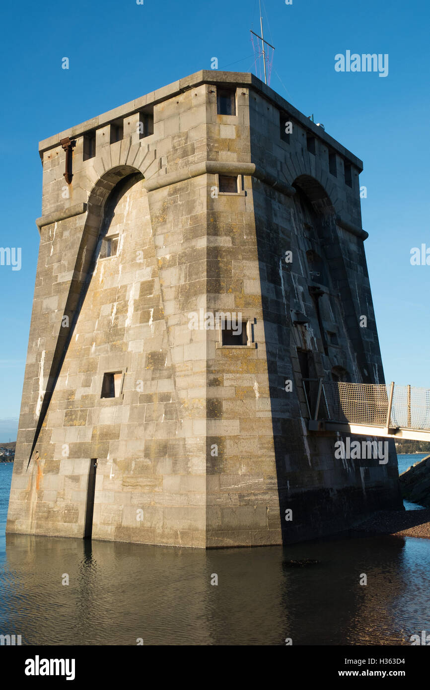 La tour Martello, Fort Road, Pembroke Dock Banque D'Images