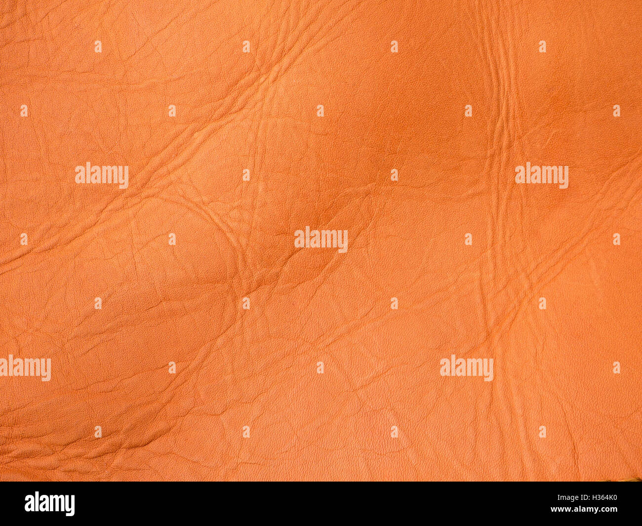 Fond en cuir véritable marron froissé Banque D'Images