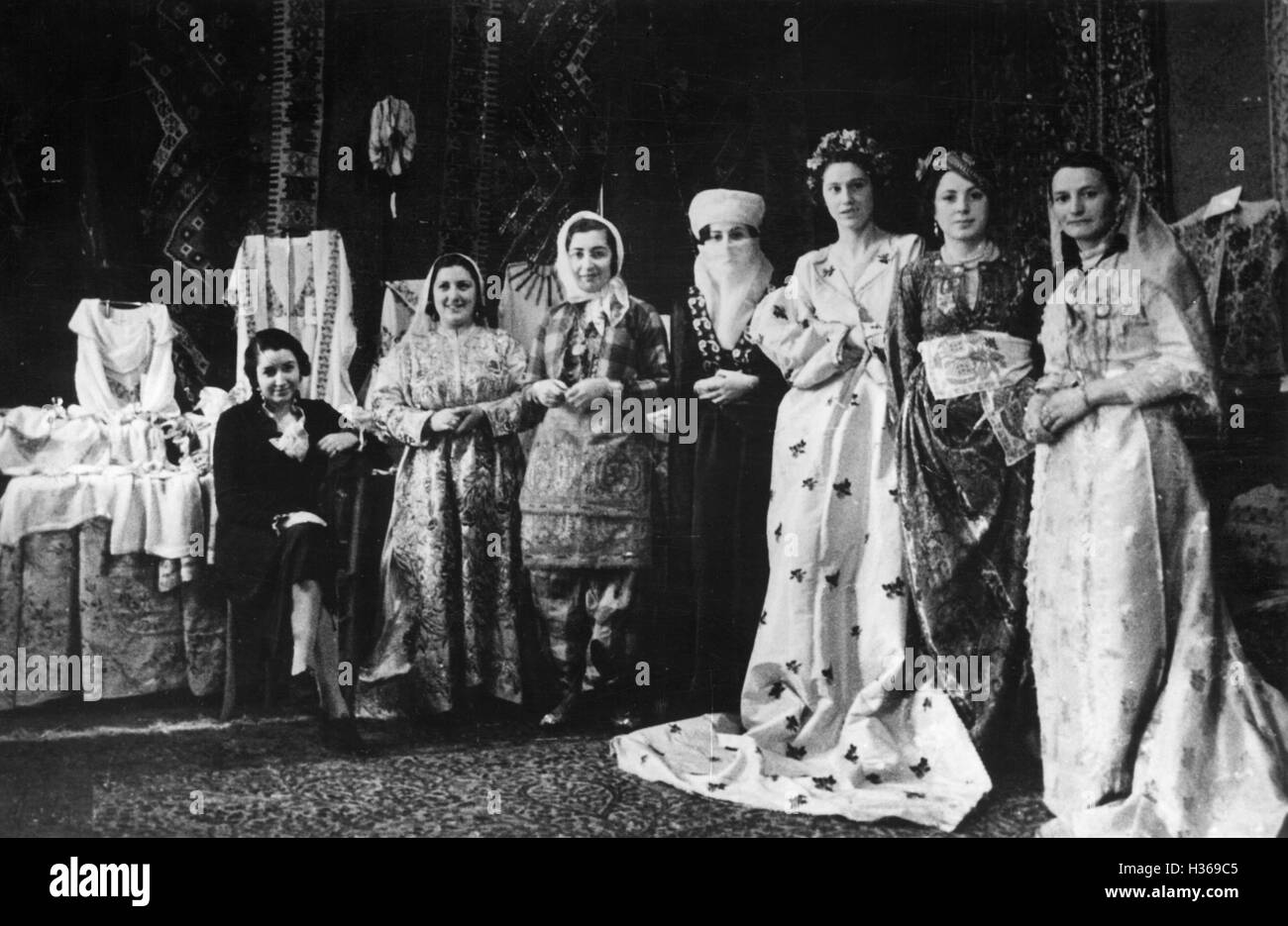 La mode turque à Istanbul, 1935 Banque D'Images