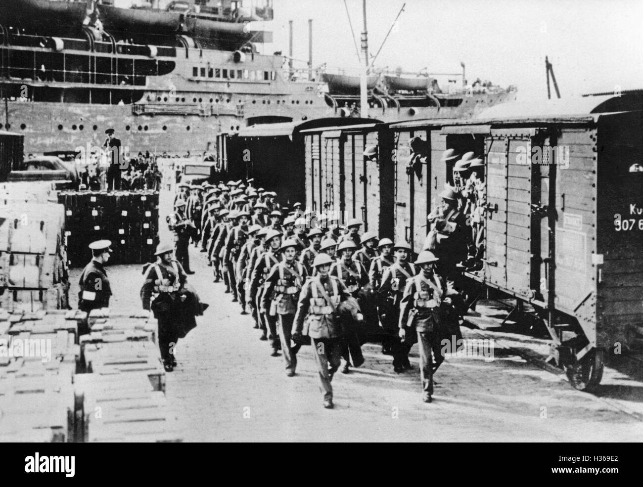 Les soldats arabes et juifs dans la Seconde Guerre mondiale en France, 1940 Banque D'Images