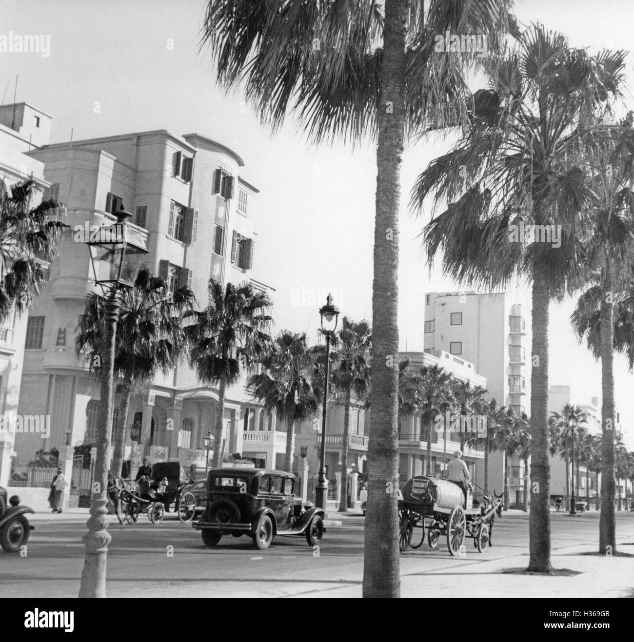 En 1939, Alexandria Street Banque D'Images