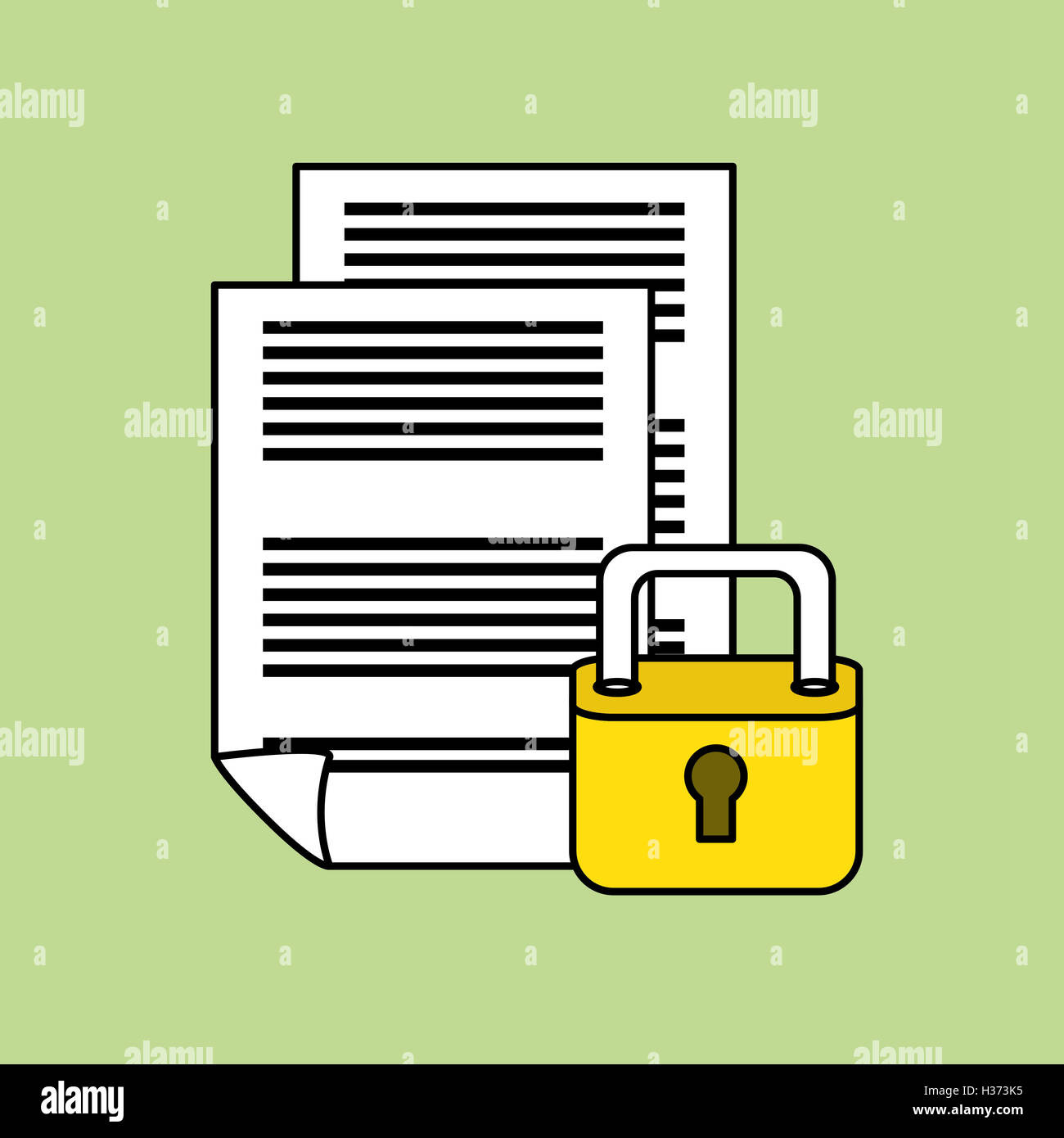 Conception de systèmes de sécurité , vector illustration Banque D'Images