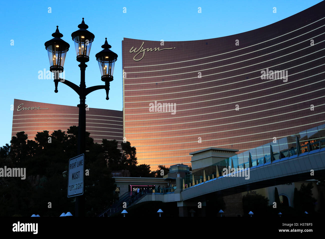 Encore et Wynn Hôtel et casino à Las Vegas, Nevada, USA Banque D'Images