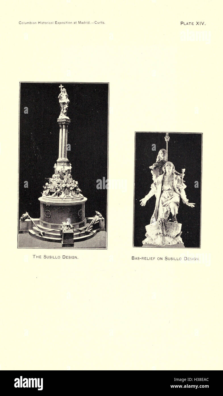 Rapport de la United States Commission de la Columbian Exposition historique à Madrid. 1892-1893 BHL175 Banque D'Images