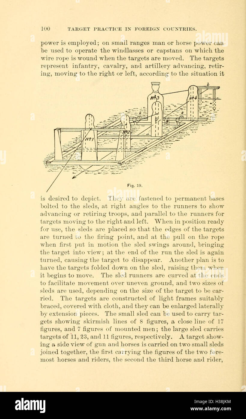 Une analyse des méthodes de pratique des cibles étrangères et des systèmes de remontage utilisés pour l'entraînement militaire et équestre, axée sur l'efficacité et les techniques. Banque D'Images