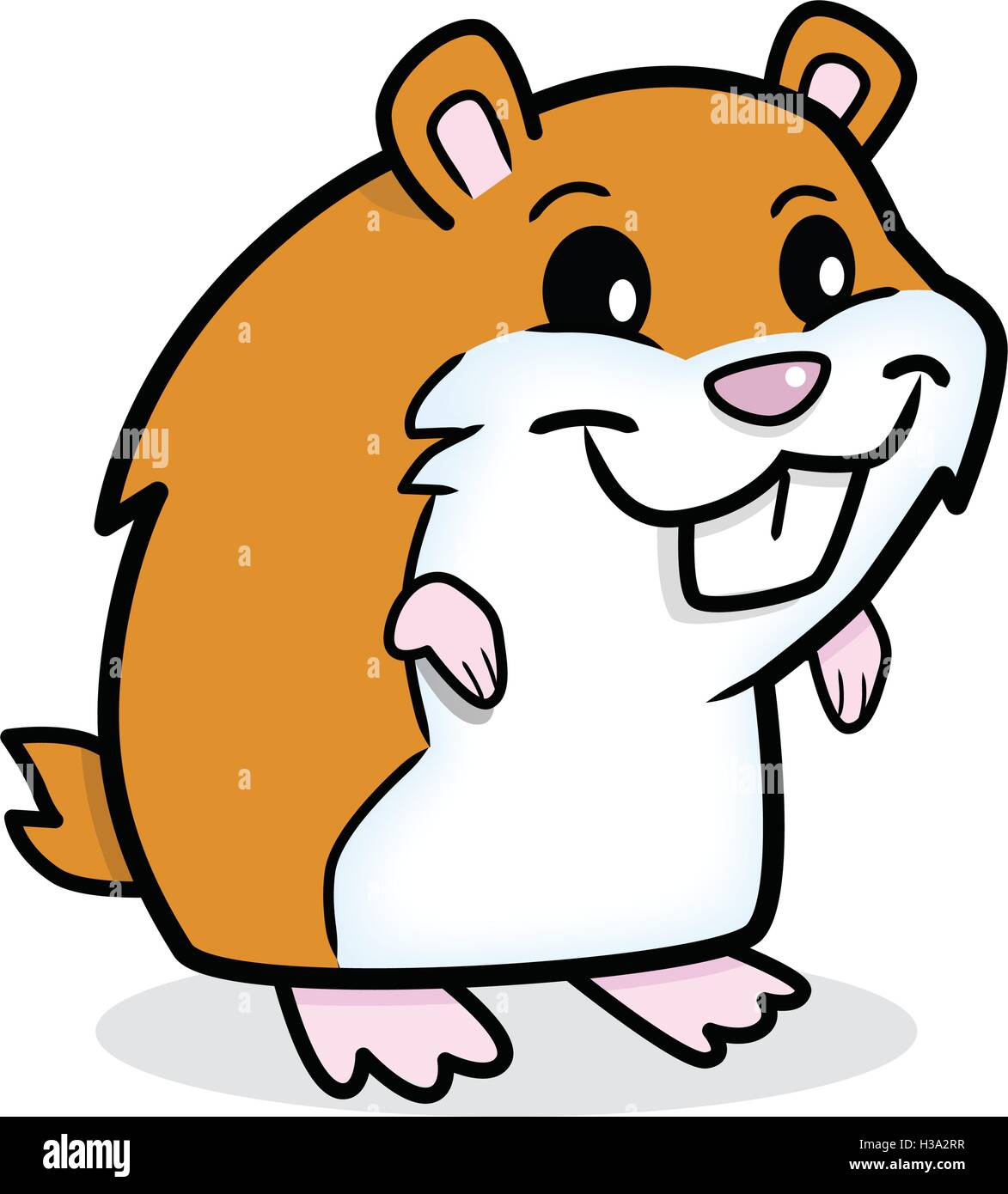 Hamster mignon Illustration de Vecteur