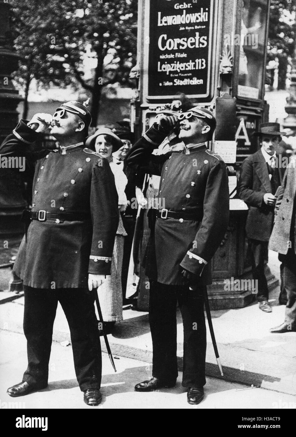Policiers, 1914 Banque D'Images