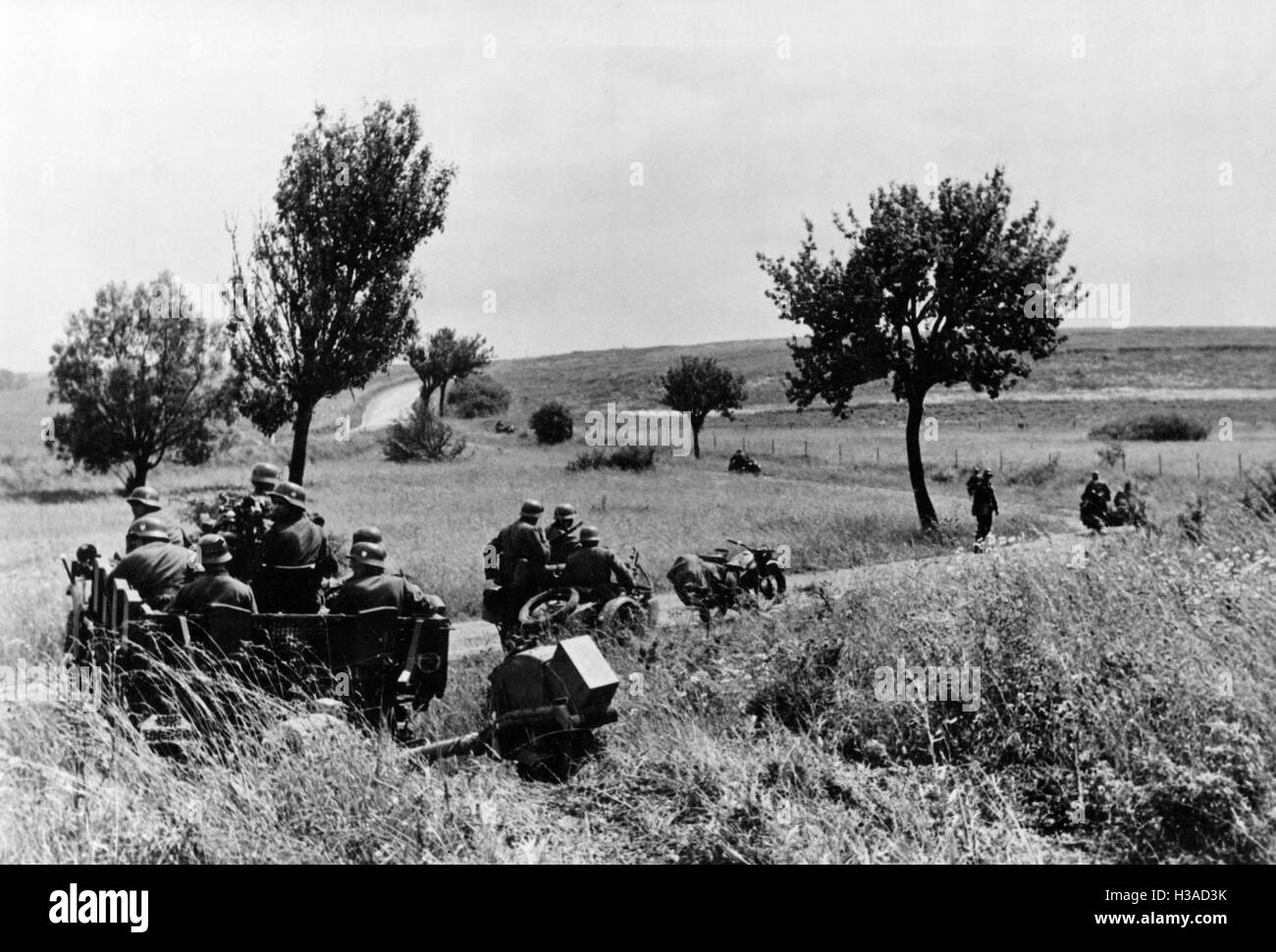 Moto allemande 1940 Banque de photographies et d’images à haute