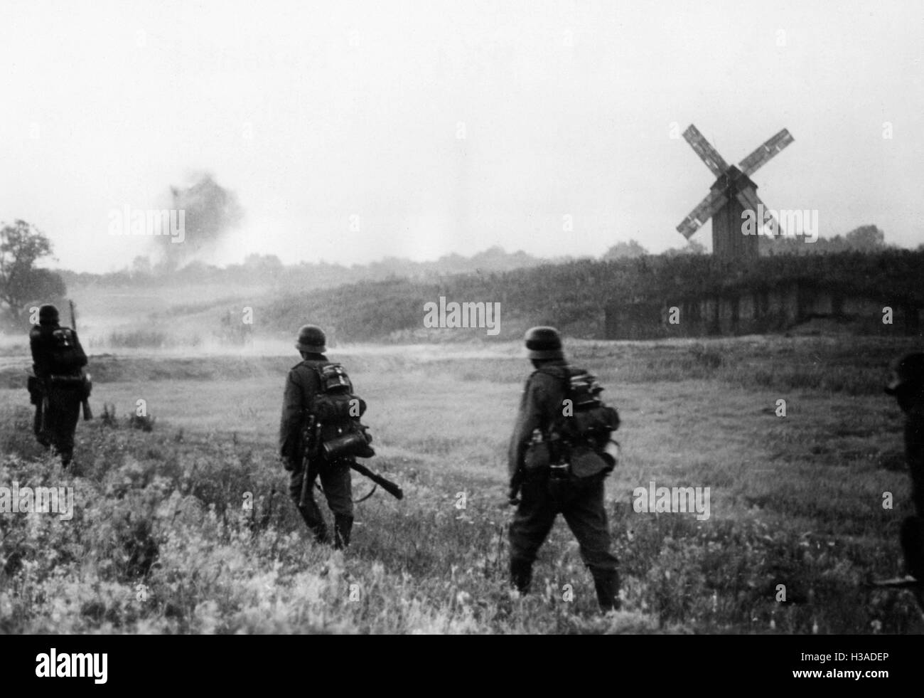 L'infanterie allemande sur le front de l'Est, 1941 Banque D'Images