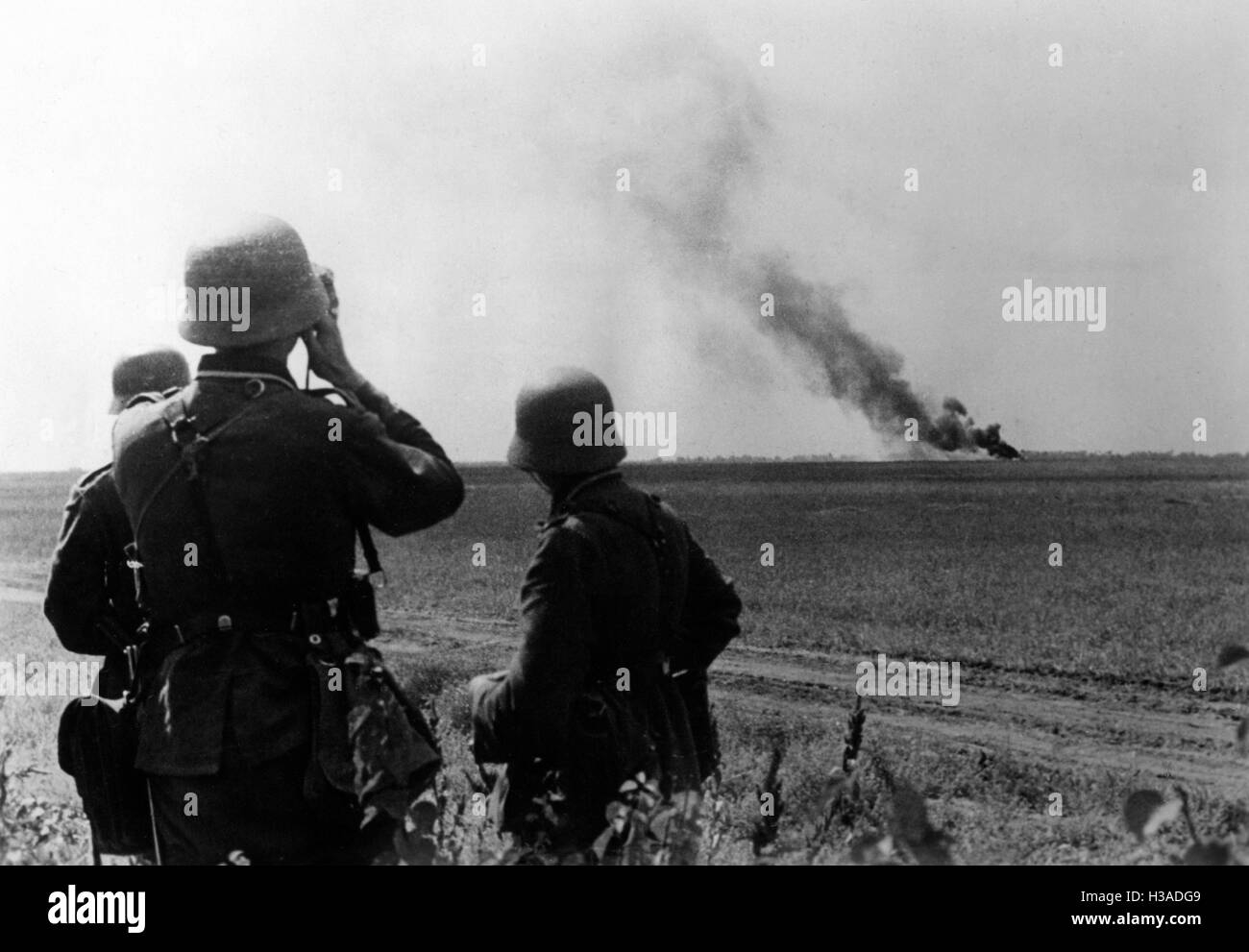 L'infanterie allemande sur le front de l'Est, 1941 Banque D'Images