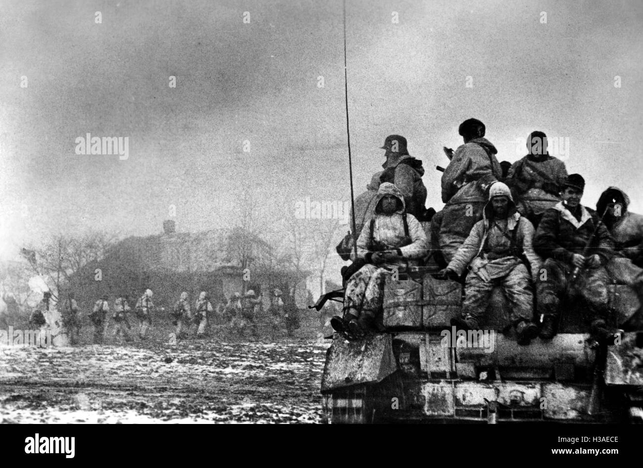 Fantassins de montagne allemand sur le front de l'Est, 1944 Banque D'Images