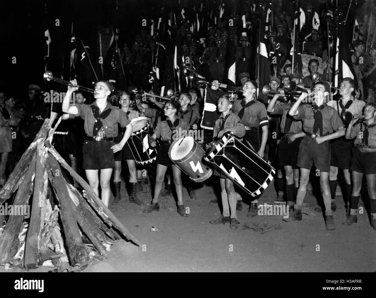 Midsummer Festival du Deutsches Jungvolk, 1934 Banque D'Images