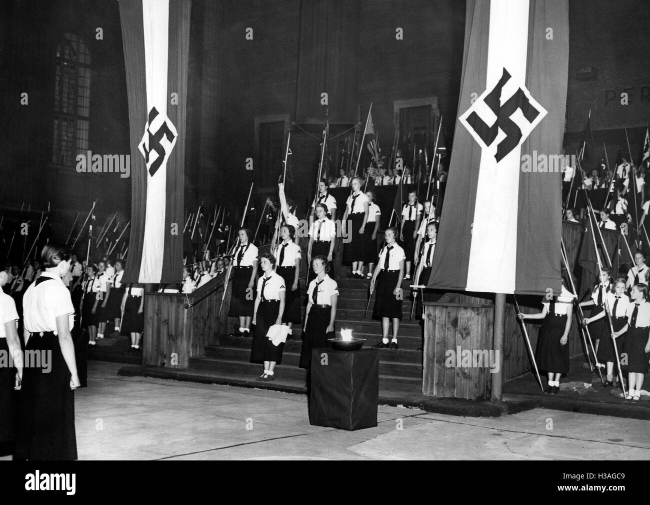 L'engagement des dirigeants à BDM le Musée de Pergame, 1937 Banque D'Images