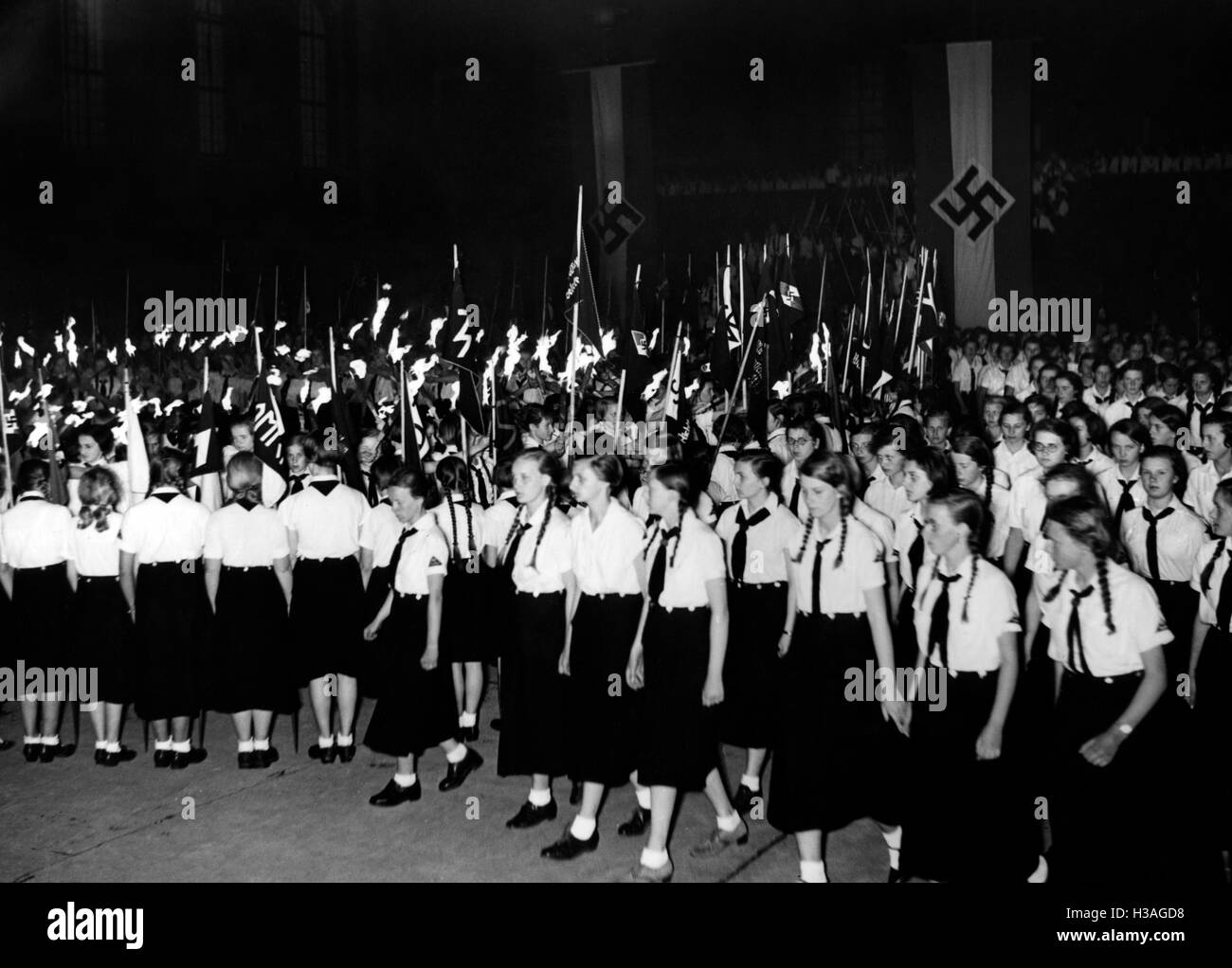 L'engagement des dirigeants à BDM le Musée de Pergame, 1936 Banque D'Images