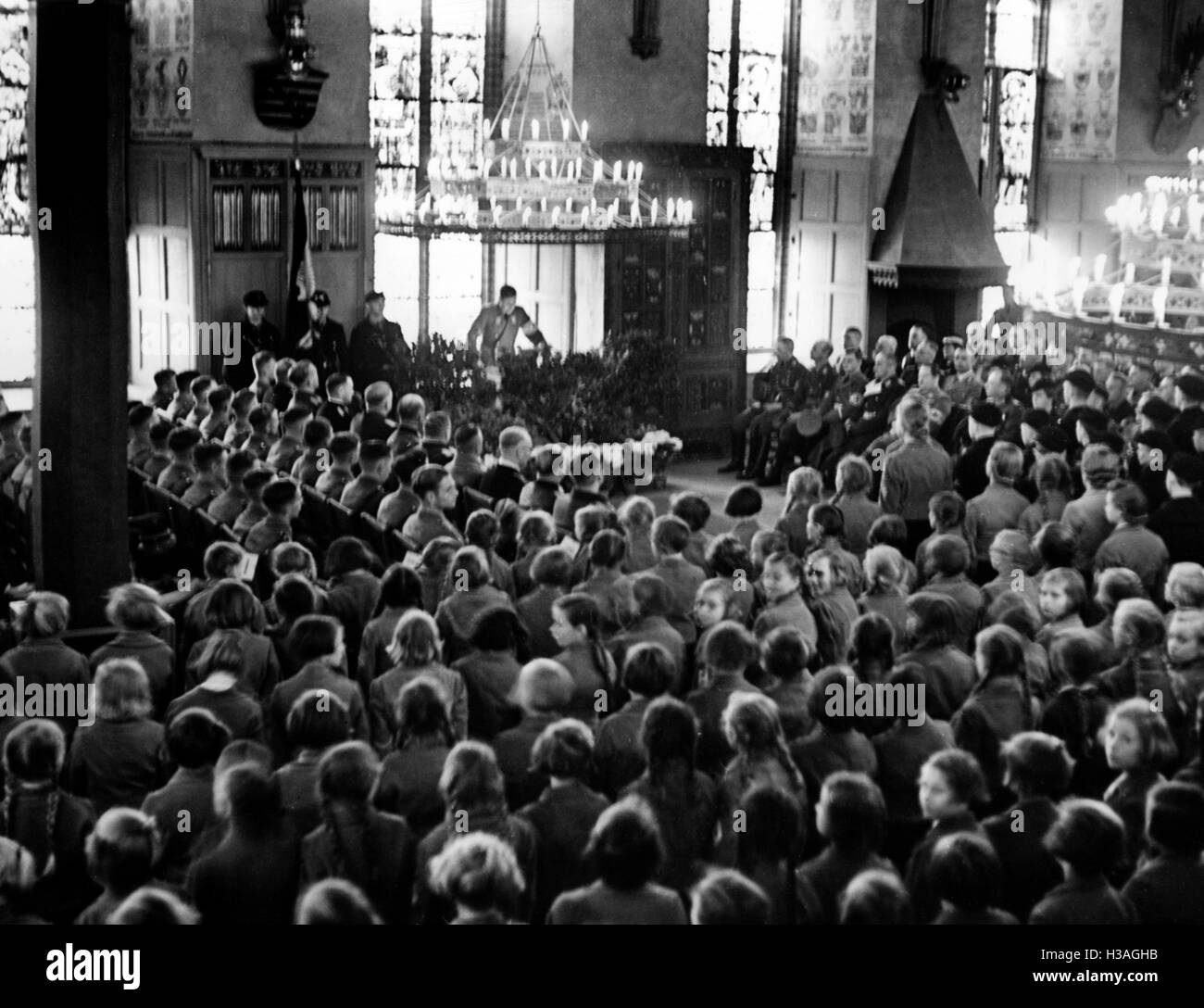 Baldur von Schirach à Marienburg, 1939 Banque D'Images