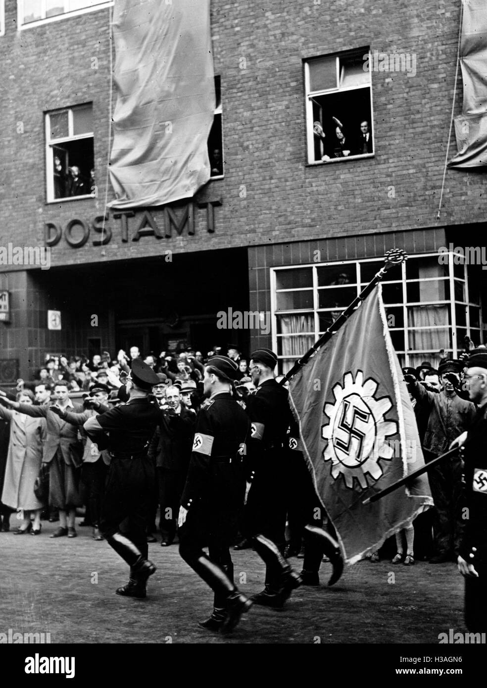 Délégation de la DAF du pavillon à Berlin, 1940 Banque D'Images