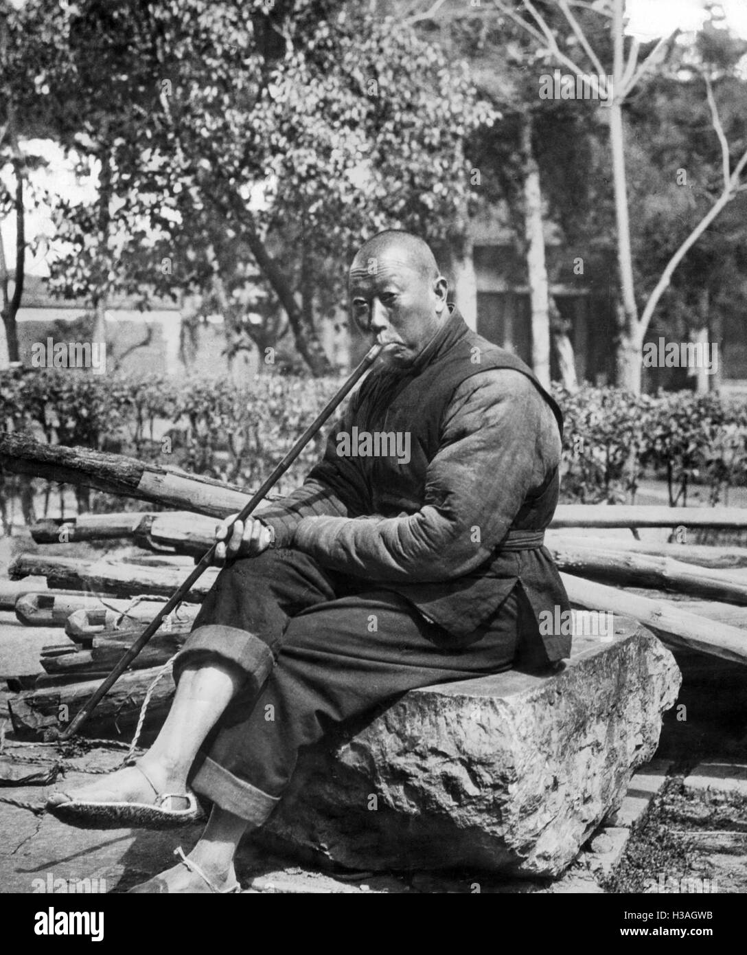 L'homme en Chine, 1930 Banque D'Images