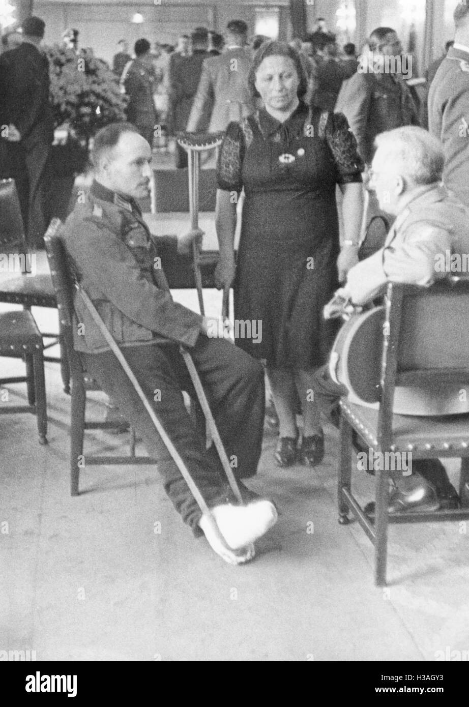 Hans Seibold et Wilhelm Murr dans l'Opéra Kroll de Berlin, 1942 Banque D'Images