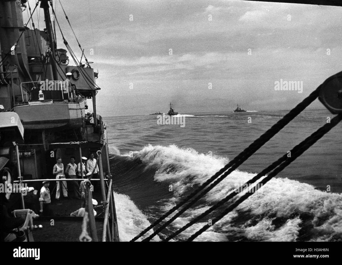 Le destructeur de la Kriegsmarine, 1939 Banque D'Images
