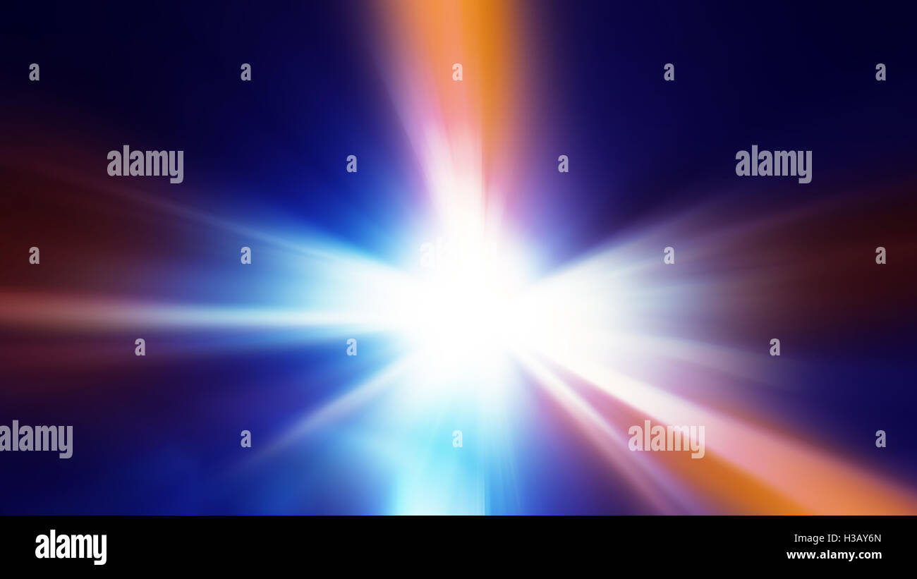 La lumière au bout du tunnel, d'accéléré par couloir souterrain avec effet de zoom comme abstract background Banque D'Images