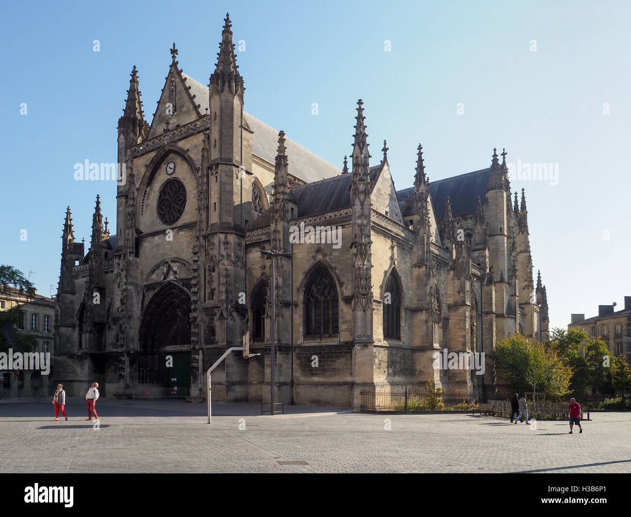 Basilique de St Michel à Bordeaux Banque D'Images