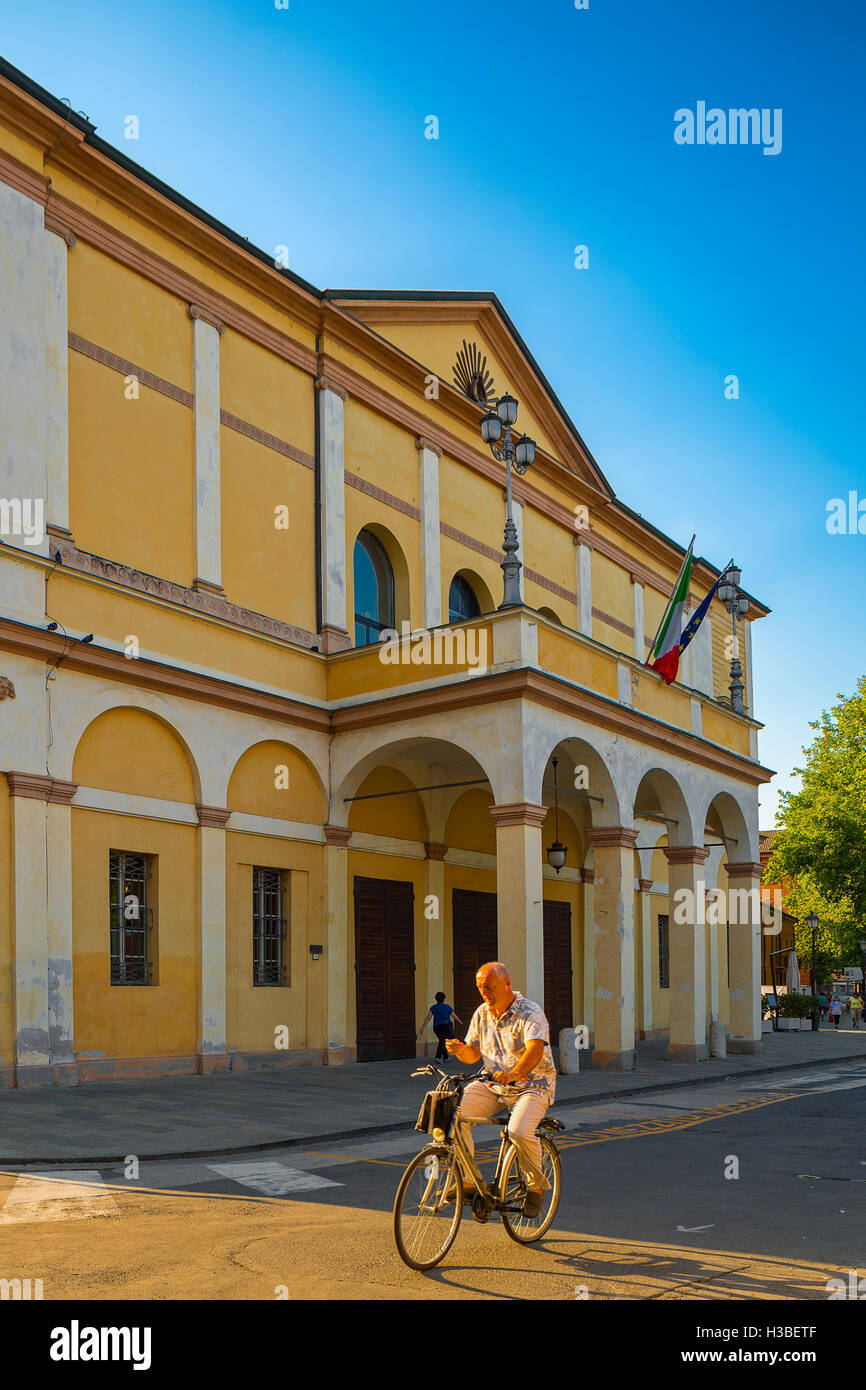 Italie Emilie Romagne Reggio nell'Emilia Piazza dei TEATRI - Théâtre Ariosto Banque D'Images