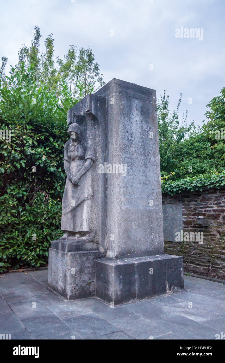 Mémorial de guerre, vers 1920, Wolf, Mosel, Rheinland-Pfalz, Allemagne Banque D'Images