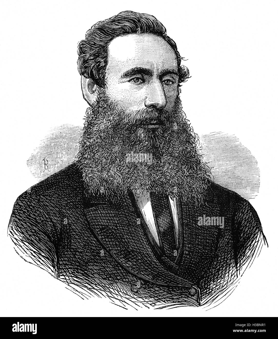 Anthony John Mundella (1825 - 1897), connu sous le nom de A. J. Mundella, était un fabricant anglais, réformateur et homme politique français qui a siégé à la Chambre des communes de 1868 à 1897. Il a été un des premiers défenseurs de l'enseignement obligatoire en Angleterre et a rendu de précieux services en rapport avec la Loi sur l'enseignement primaire de 1870, et le code de l'éducation de 1882, qui est devenu connu comme le 'Mundella Code'. Banque D'Images