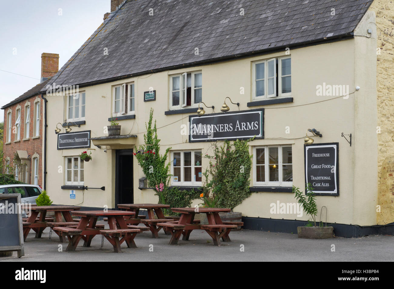 Bras marins public house, Berkeley, Gloucestershire, Royaume-Uni. Banque D'Images