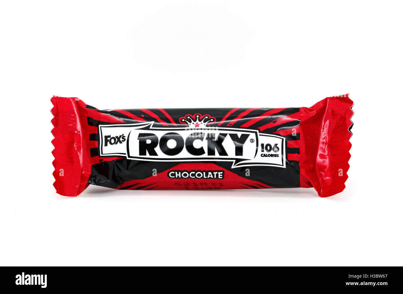 Un Fox's biscuit company ' Rocky ' biscuit chocolat bar Banque D'Images