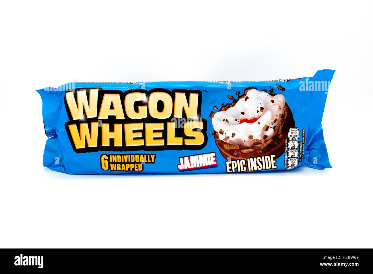 Roues de charrette Burtons biscuits snack Banque D'Images