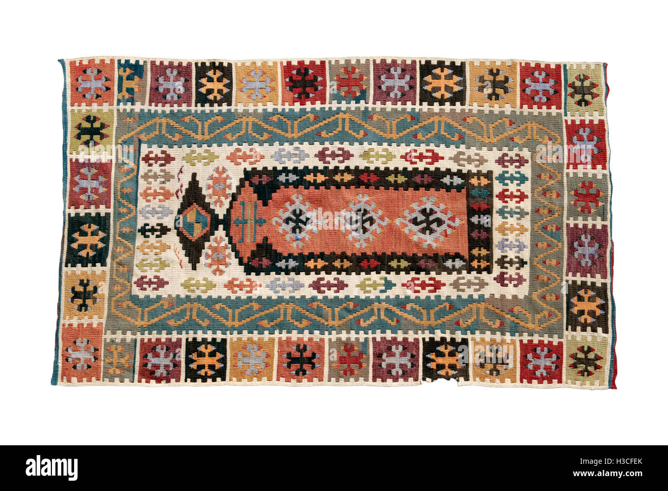 Tapis décoratifs faits à la main Banque D'Images