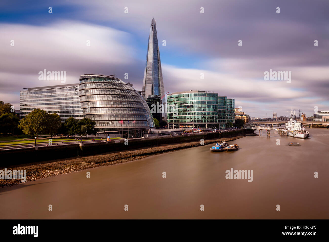 Ville de Londres et de la Tamise, Londres, UK Banque D'Images