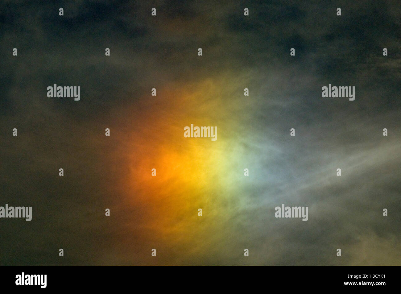 Arc-en-ciel circulaire Banque D'Images