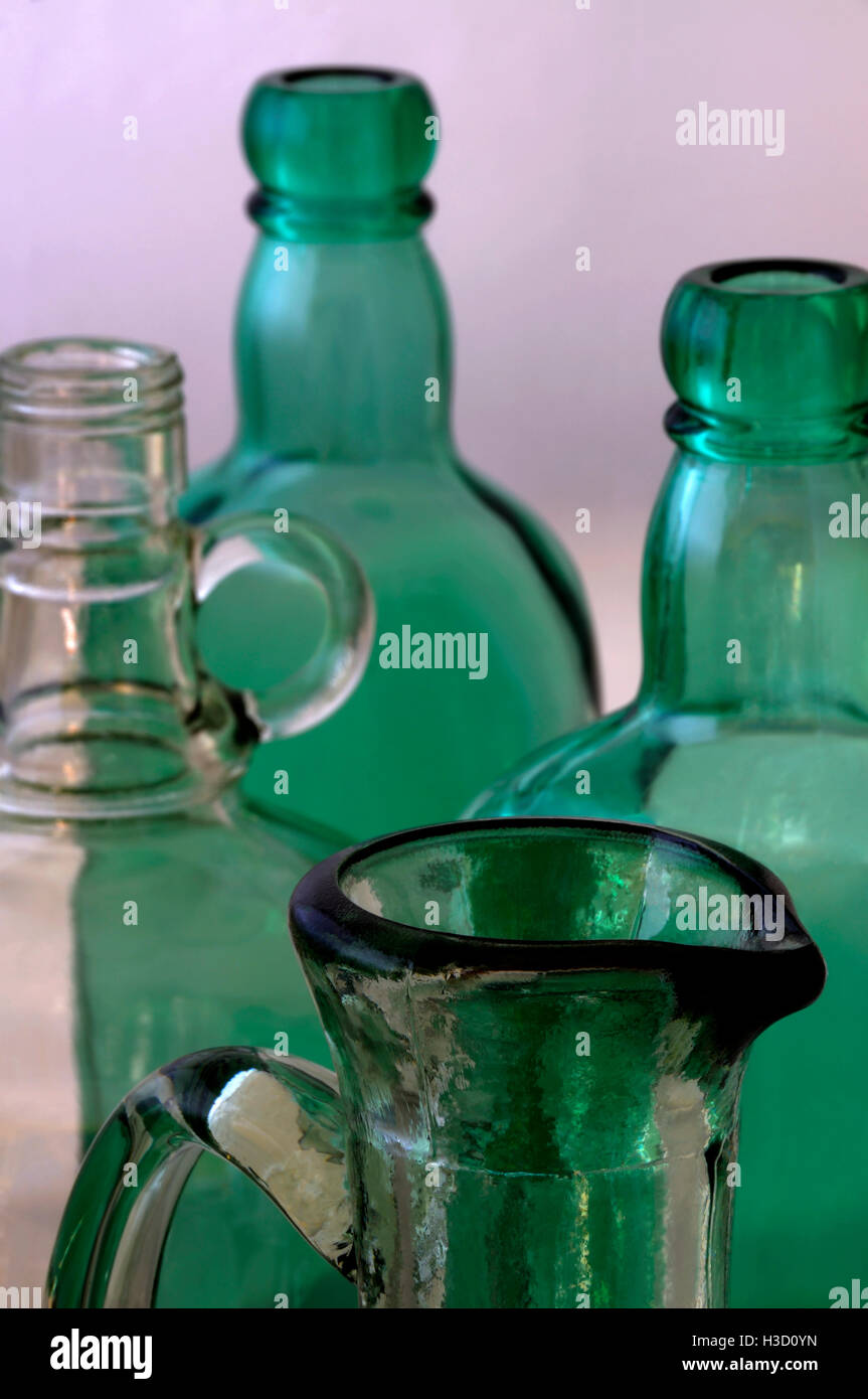 objets en verre Banque D'Images