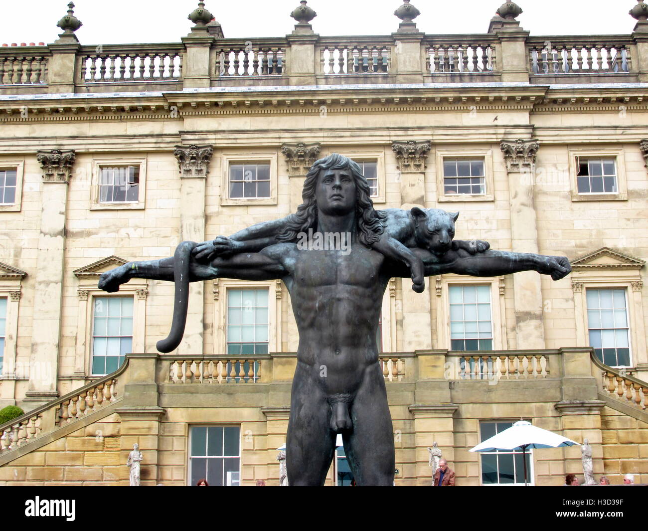 Harewood House, Leeds, accueil pour le Comte de Harewood Banque D'Images