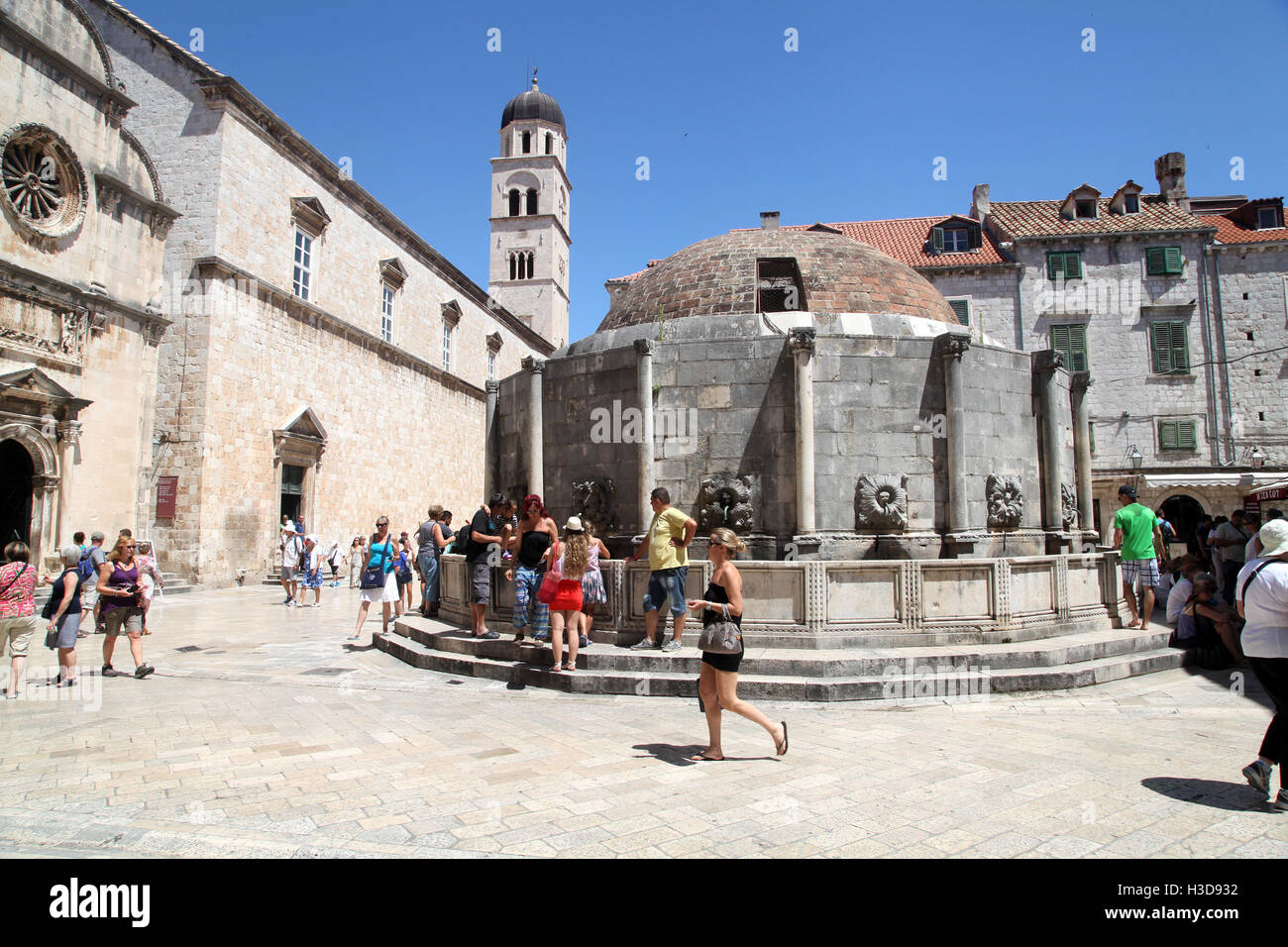 Fontaine d'Onofrio Dubrovnik Croatie Banque D'Images