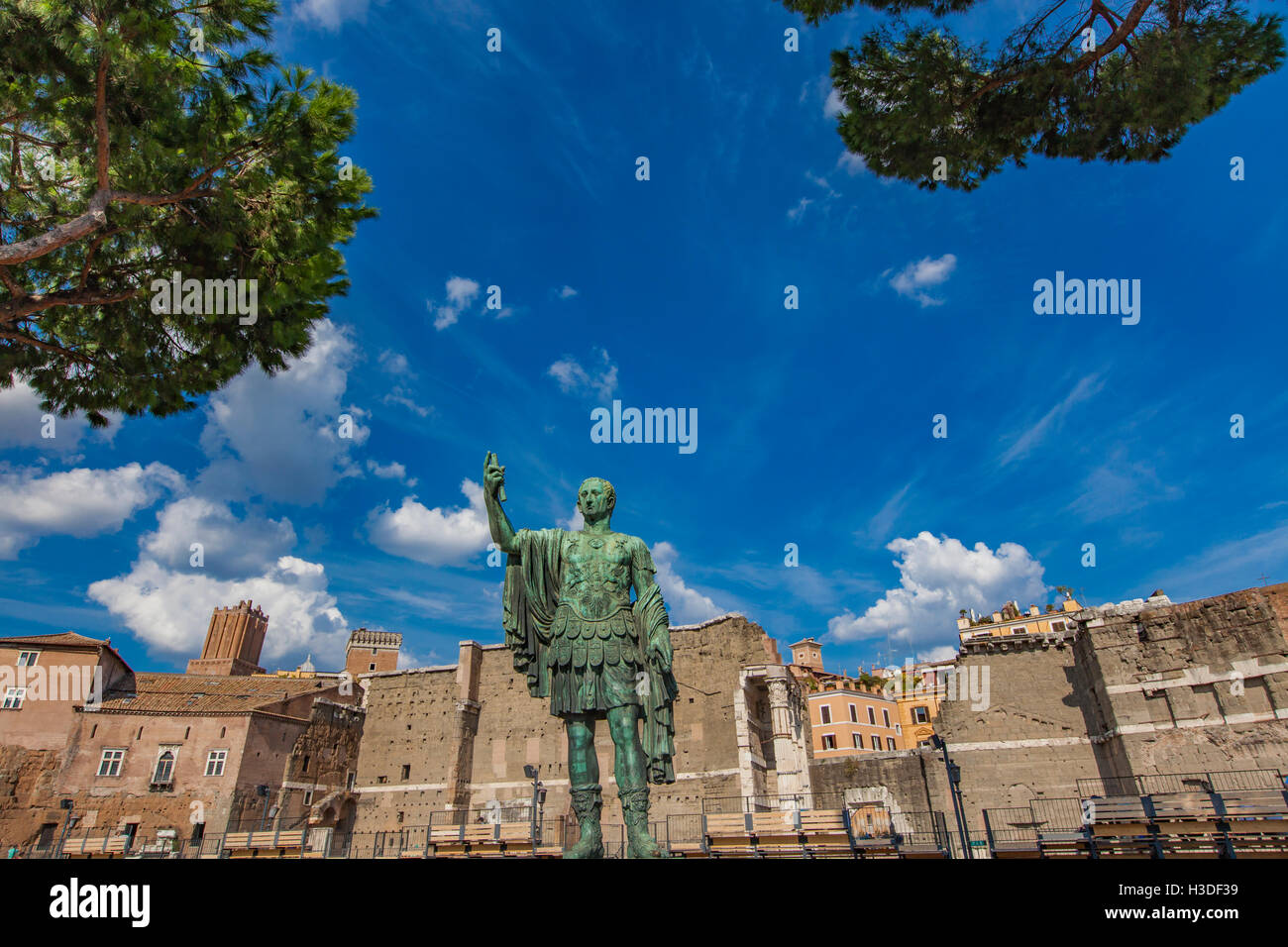 Gaius Julius Caesar était un général romain et homme d'État. Banque D'Images