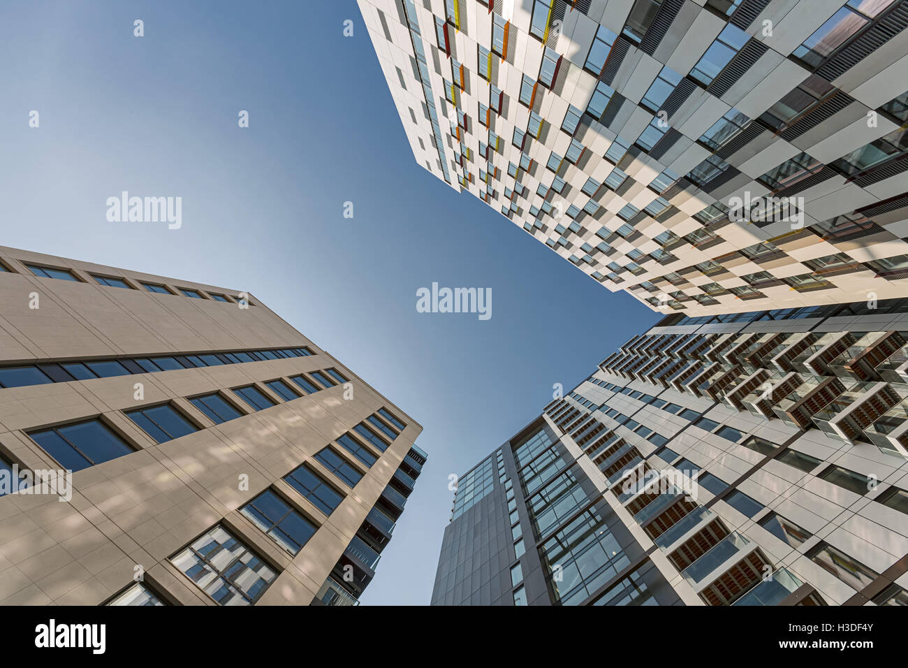Elephant Road Apartments et les résidences universitaires, Londres. Banque D'Images