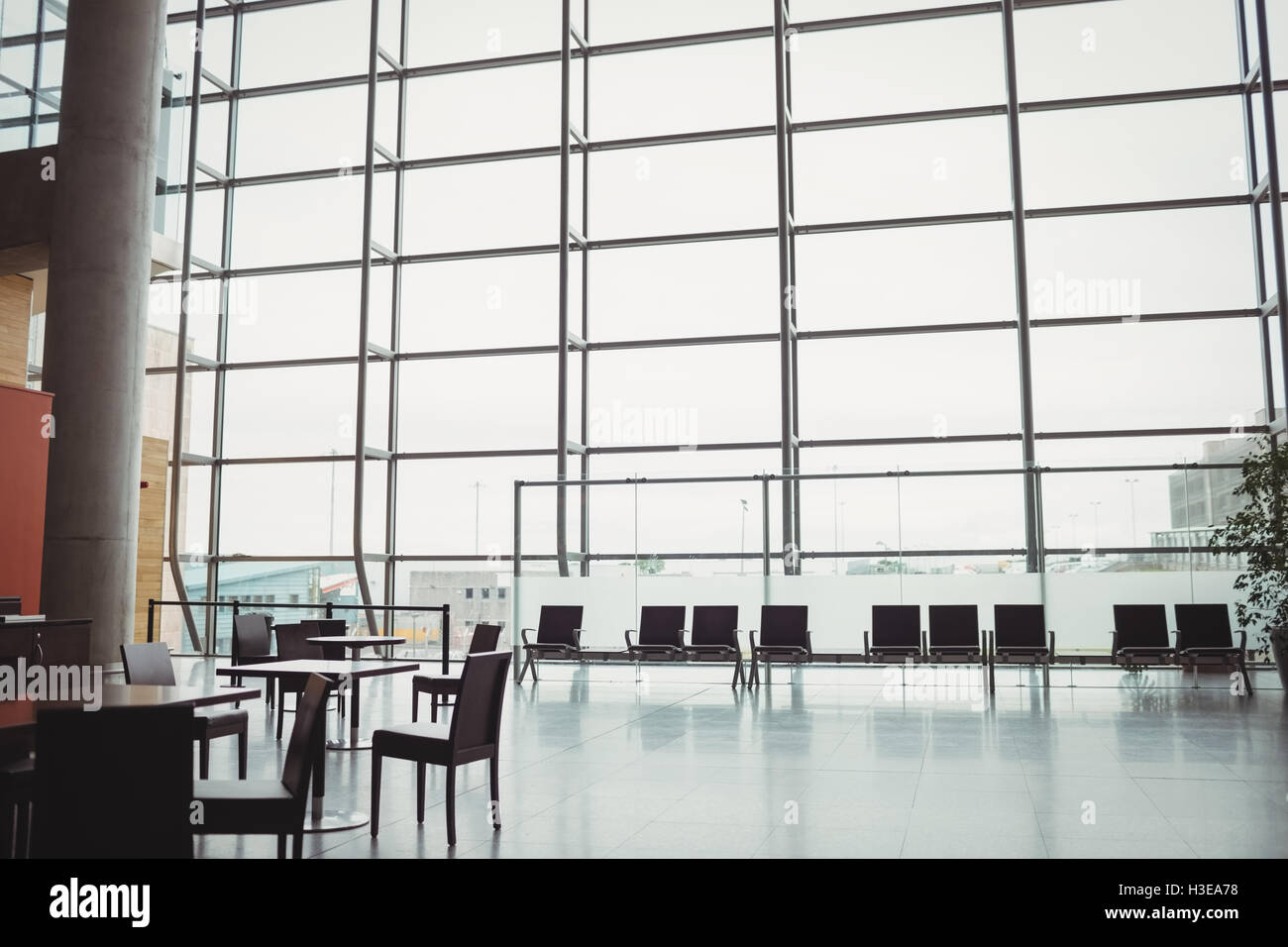 Salle d'attente de l'aéroport Banque D'Images