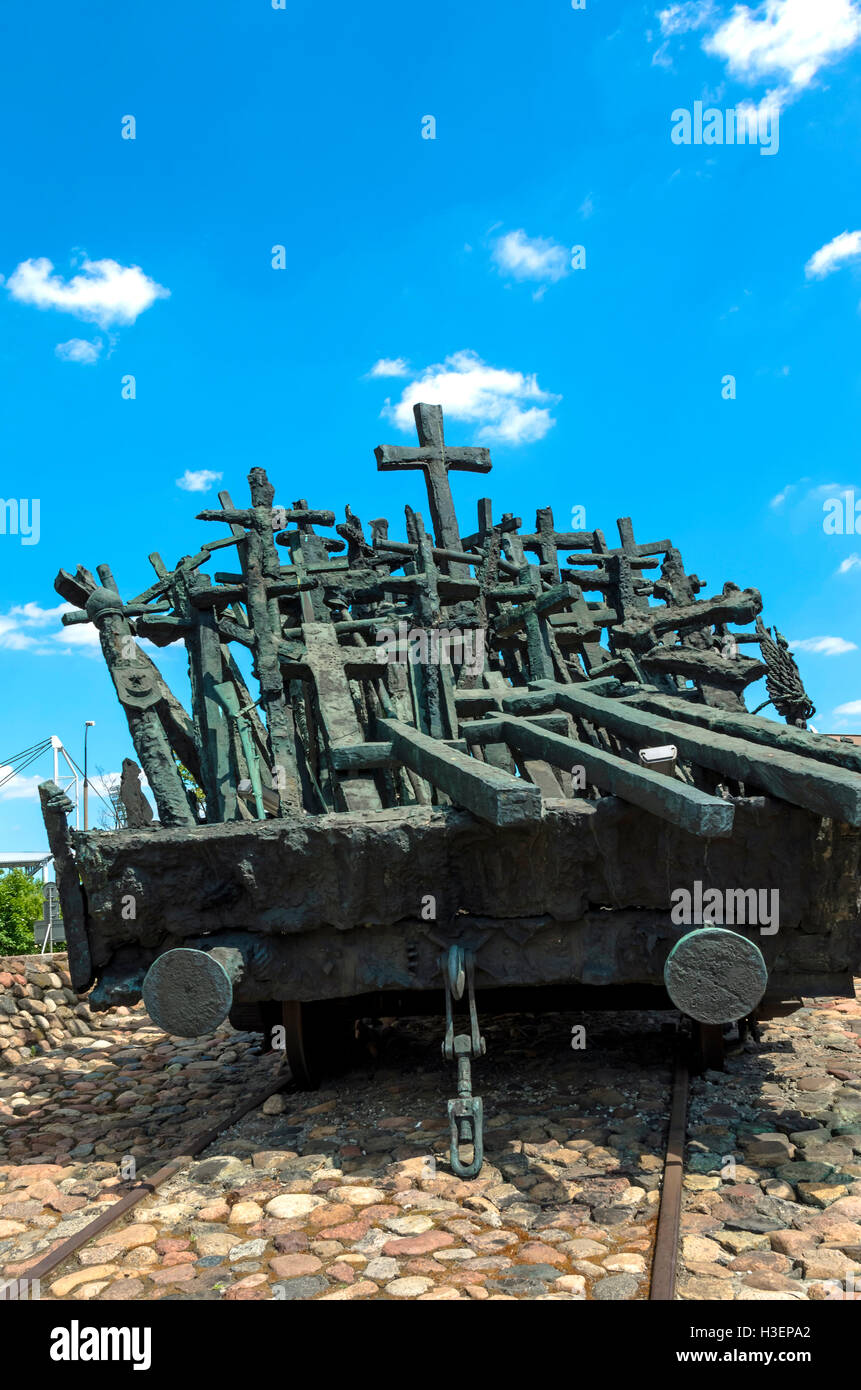 Monument aux morts et assassinés dans l'est. Banque D'Images