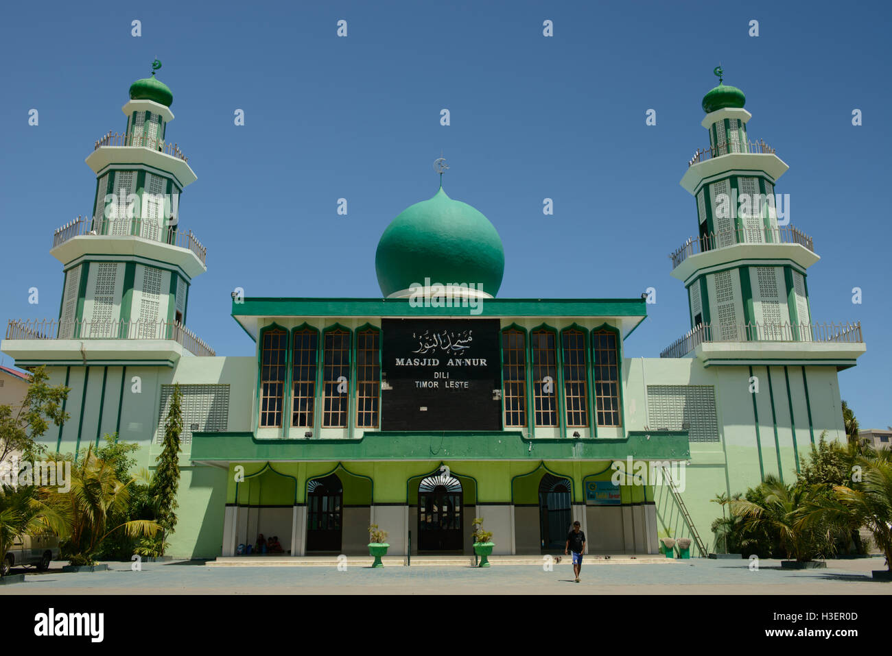 Une mosquée Nur, Dili, Timor Leste Banque D'Images