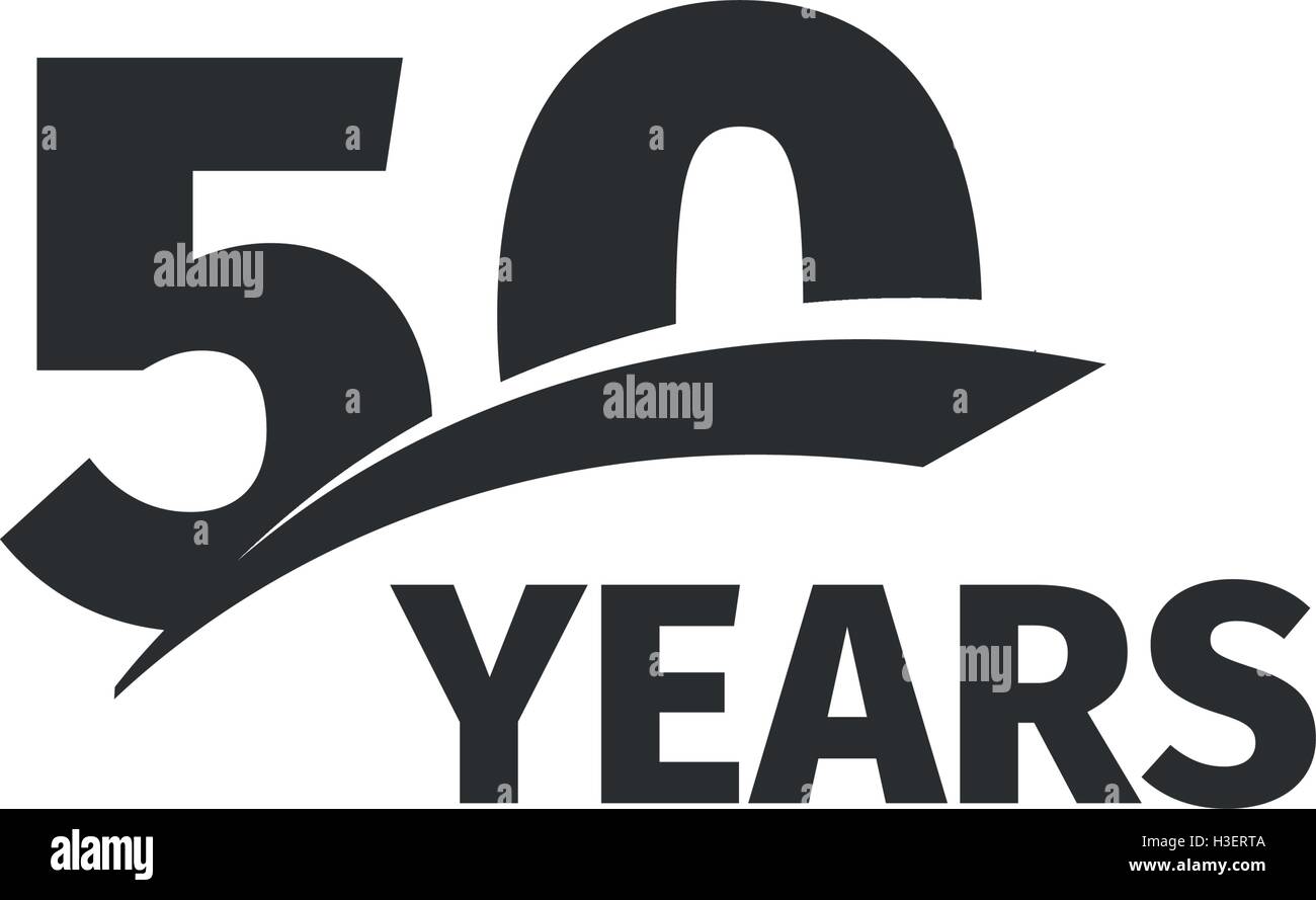 Abstraite Noir Isole 50e Anniversaire Logo Sur Fond Blanc Numero 50 Logotype Cinquante Ans Jubilee Celebration Icone Cinquantieme Anniversaire De L Embleme Vector Illustration Image Vectorielle Stock Alamy