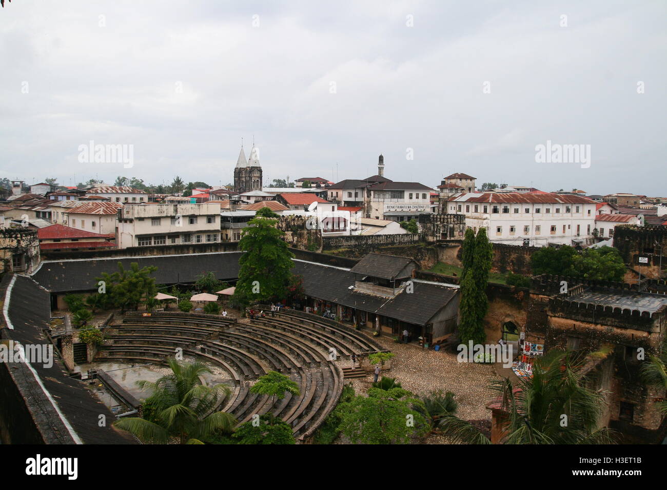 La ville de pierre de Zanzibar, Afrique Banque D'Images