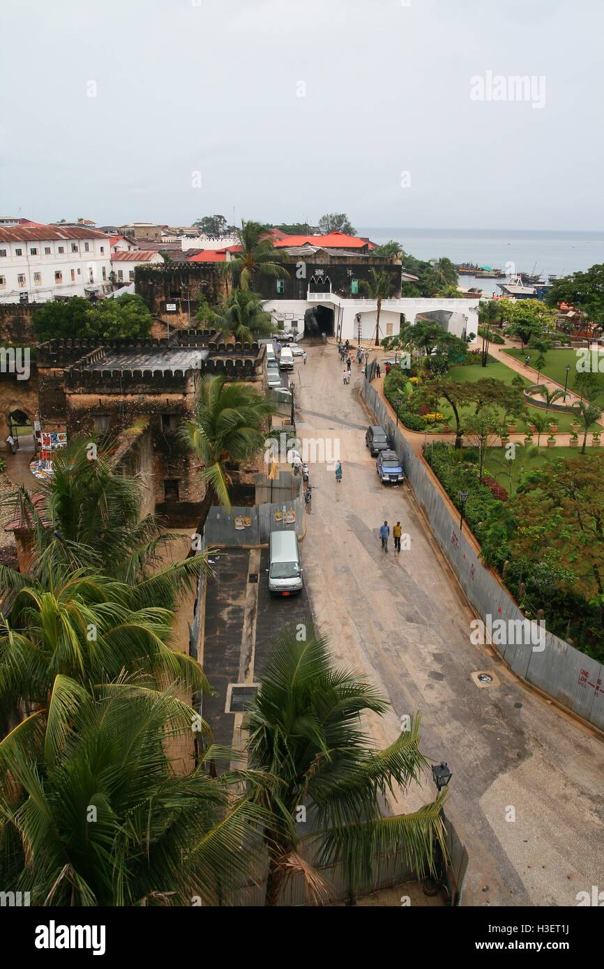La ville de pierre de Zanzibar, Afrique Banque D'Images
