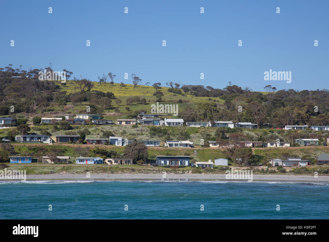 Penneshaw , une ville située sur Kangaroo Island Sealink où les ferries voyages à Cape Jervis , l'Australie du Sud Banque D'Images