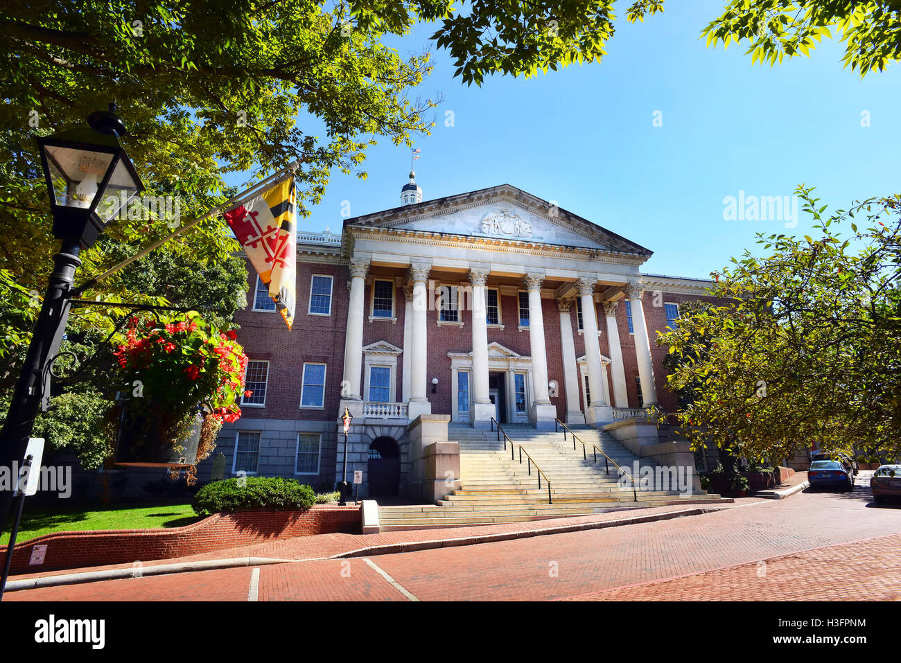 Bâtiment de la capitale de l'État du Maryland à Baltimore, Maryland. Banque D'Images