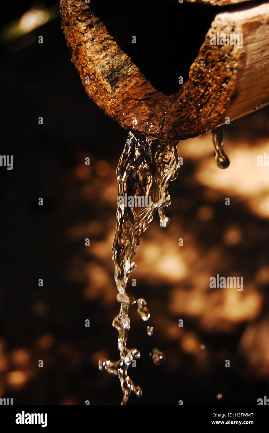 Figé dans le temps de l'eau Banque D'Images